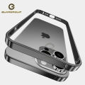【Healer DingD】 Luxury Light Aluminum Bumper Ultra Slim Case For iPhone 13 12 14 15 Pro Max 14pro 14plus Safety Buckle Metal Alloy Accessories. 
