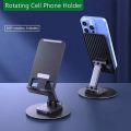 360 rotation mobile phone bracket desktop telescopic folding double shaft design stable anti -fall creative lazy bracket.