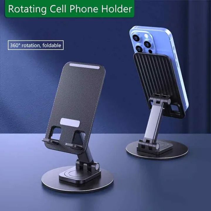 360 rotation mobile phone bracket desktop telescopic folding double shaft design stable anti -fall creative lazy bracket