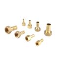 Durable Pipe Fitting PCF Pipe Joint Tube Brass Hose Barb 1/8" 1/4" 3/8" 1/2" FeMale Thread Coupler Connector Adapter PU PE Tube.