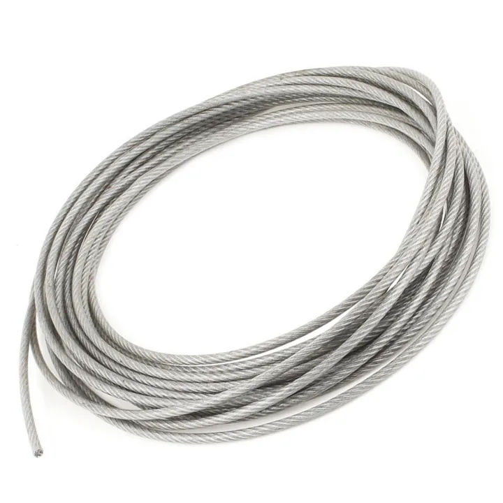 2X%205mm%20Dia%20Steel%20PVC%20Coated,%20Flexible%20Wire%20Rope%20Cable%2010%20Meters%20Transparent%20+%20-%20Image%202
