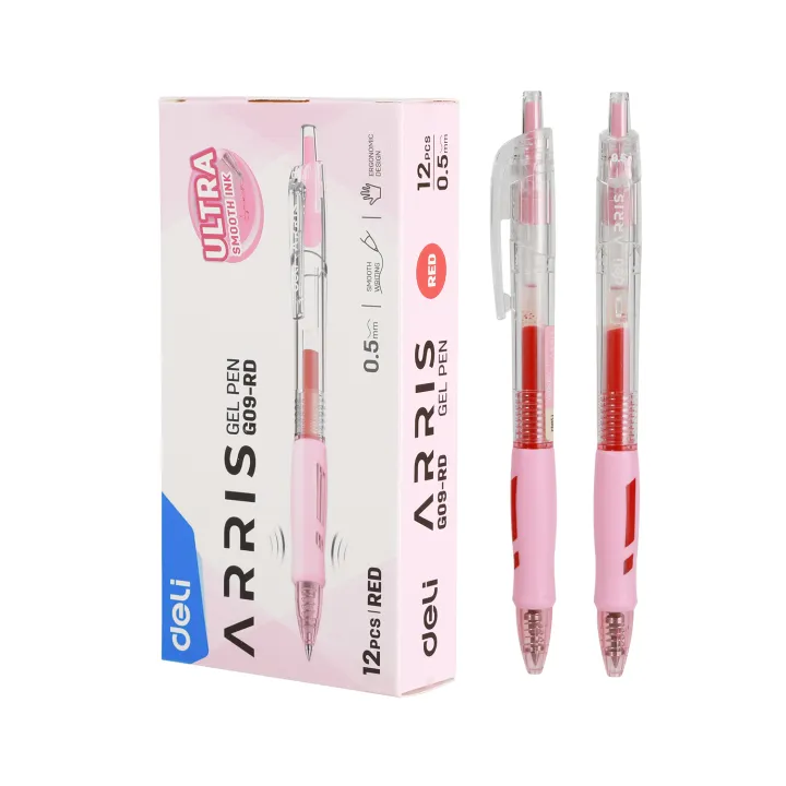 Deli%20EG09-RD%20Retractable%20Gel%20Pen%200.5mm%20(Red)%20-%20Image%202