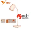 YAGE T119C Rechargeable USB Table Desk Lamp 3 Mode White Warm Eye Protection Care Soft Light LED Reading Night Touch Control.