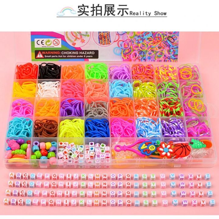 Creative%20Colorful%20Loom%20Bands%20Set%20Rainbow%20Bracelet%20Making%20Kit%20DIY%20Rubber%20Band%20Woven%20Bracelets%20Craft%20Toys%20For%20Girls%20Birthday%20Gifts%20-%20Image%203