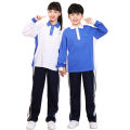 Shenzhen middle school uniform manufacturers spot wholesale spring, summer, autumn and winter four seasons new sports long-sleeved suit school uniforms. 