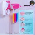 RAISA Automatic Toothpaste Dispenser and Brush Holder Set. 