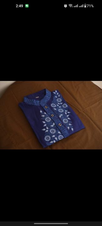 Semi-Long%20Men's%20Cotton%20Yellow%20Panjabi%20-%20Comfortable%20and%20Suitable%20for%20All%20Seasons%20and%20Occasions%20-%20Image%205