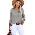 Ladies' Blouses Long Sleeve Casual Tops for Women Loose Shirts. 