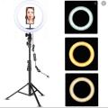 LZ-33 LED Ring Light Fill-in Light for Makeup Live Streaming Shooting Photo Video Photography. 