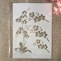 Stencil for Wall & Fashion Painting Template 10 by 8 inch..