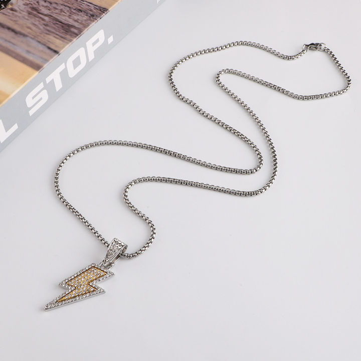 %E3%80%903C%20VictoryEagle%E3%80%91N%20XL%20men's%20jewelry%20ins%20necklace%20personality%20lightning%20pendant%20accessories%20chain%20women%20-%20Image%204