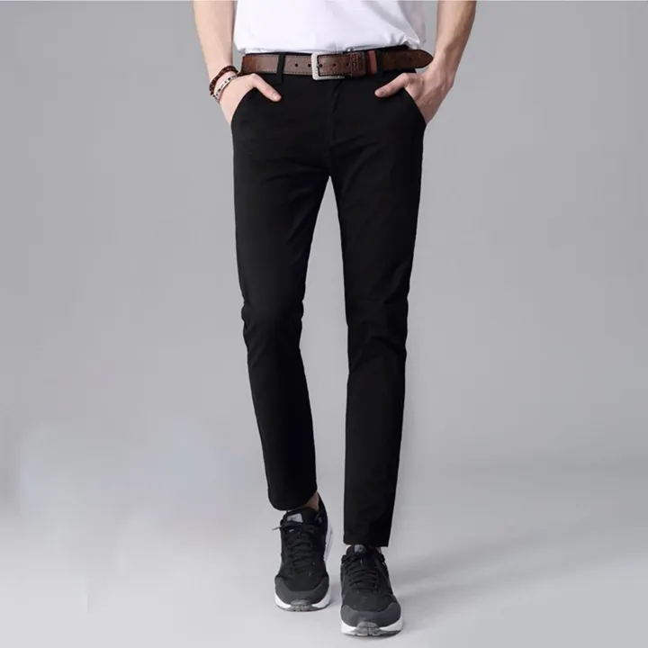 Slim-Fit%20Chino%20Gabardine%20Pants%20-%20Black%20-%20Image%203