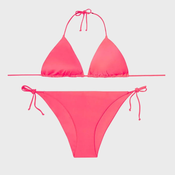Bikini%20Set%201%20Set%20Pink%20Colour%20/%20Bikini%20Bra%20Pantie%20Set%20For%20Girls%20And%20Women%20/%20Swim%20Bikini%20Dress%20For%20Ladies%20-%20Image%202