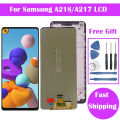 6.5'' LCD Display For Samsung Galaxy A21s A217 A217F/DS LCD Display Touch Screen Digitizer Assembly With Frame Assembly.
