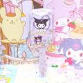 Sanrio Hair Brush Kuromi My Melody Kawaii Handle Combs Hello Kitty Cartoon Flowing Sand Series Comb Hair Cute Gifts for Children. 