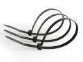 Kitty Original Heavy Duty Cable tie 10 inches 5*250mm Nylon Loop Fastener Non-Adjustable Elastic Tie Black 100pcs Packet.
