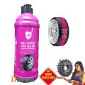 Flamingo Multi Purpose Tyre Sealant 500ml, Anti Puncture Tire Gel Sealant For Motorcycle & Car. 