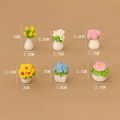 Doll House Mini Vase Decoration Handmade DIY Scene Miniature Model Accessories Home Scene Decoration.