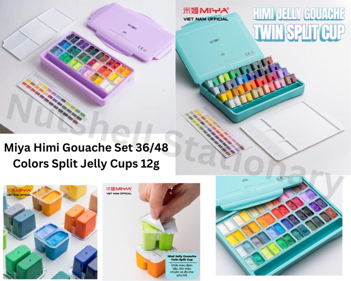 Gouache HIMI Twin Split Cup 36/48 Color - New 2023