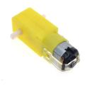 3V ~ 6V DC  Yellow Gear Motor for Robot Wheel (1 pcs ). 