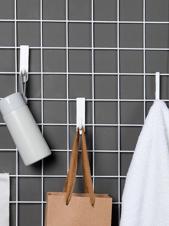 PK0K%20Wholesale%20Grid%20Sheet%20Barbed%20Wire%20Mesh%20Nailless%20Hook%20Shelf%20Wall%20Display%20Hook%20Kindergarten%20Storage%20Plastic%20Hanging%20-%20Image%203
