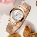 Tiktok Live Streaming on Kwai Generation Milan Steel Belt Calendar Luminous Women's Watch SENO Chennuo Internet Hot New Waterproof Watch. 