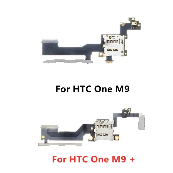 Repair Parts Power On OFF Volume Button Switch Flex Cable With SD Card Reader For HTC One M9 / M9 Plus
