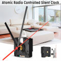 Silent Kit Radio Controlled DIY Atomic Time Quartz Clock Movement Mechanism Replacement Accessories MA. 