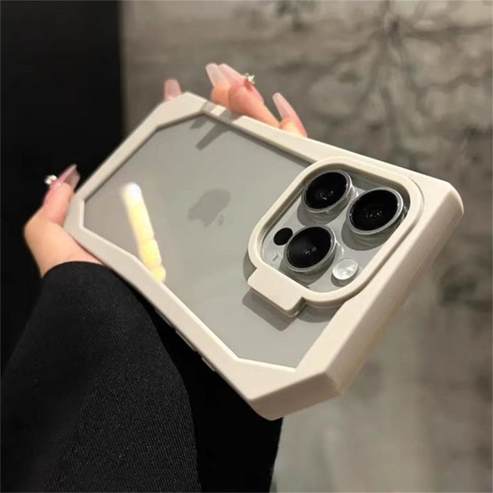 HOCE%20Irregular%20Bumper%20Clear%20Phone%20Cases%20For%20iPhone%2017%2016%2015%2014%2013%2012%2011%20Pro%20Max%2014%2015%2016%20Plus%20X%20XS%20Max%20Case%20Armor%20Hard%20PC%20Back%20Shockproof%20Soft%20Cover%20-%20Image%202