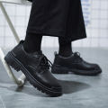 Douchuan spring new martin boots men's british black booties versatile casual low-top tide small leather shoes wholesale.
