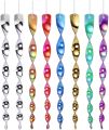8Pcs Reflective Bird Deterrent Rods, 7 color 30cm Hanging Bird Repellents Reflective Wind Spiral- Keep Birds Away From Your Home, Garden, Patio. 