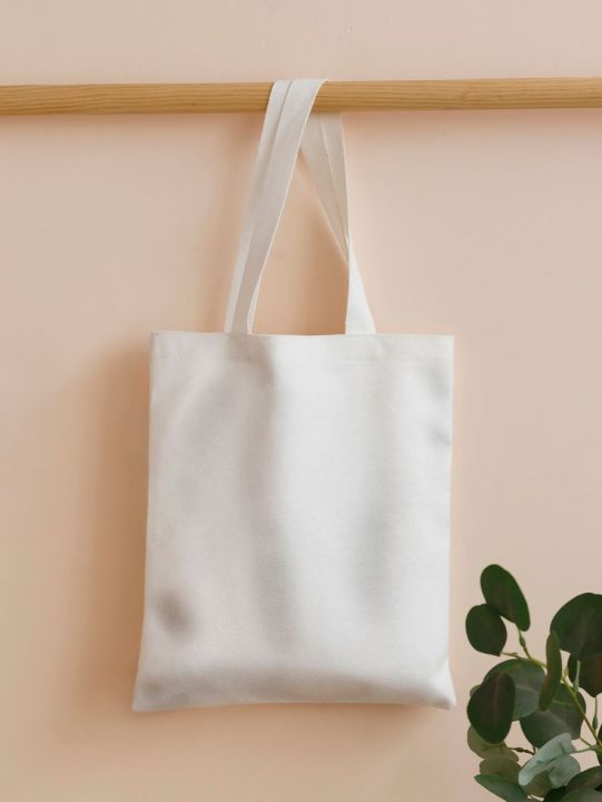 High Quality Canvas Fabric Top Handle Tote Bag with Zipper - Hand and Shoulder Bag