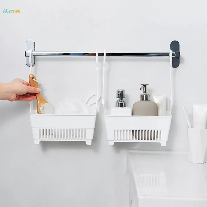 Hanging%20Basket%20Bin%20Multifunctional%20Wall%20Mounted%20Space%20Saving%20Double%20Hook%20Storage%20Organizer%20Rack%20for%20Wash%20kitchen%20Toiletries%20Bathroom%20-%20Image%203