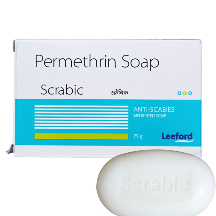 Leeford Scrabic Permethrin Soap 75g