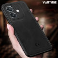 Vantime for OPPO A3 A3x 4G 5G Case Modern PU Leather Matte Hard Back Case Compatible with Magnetic Holder. 