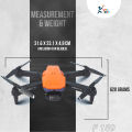 F189 Drone HD UAV Dual Camera RC Quadcopter Drone | Capture Aerial Views with High-Quality Dual Camera Drone - Color: Black and Orange.