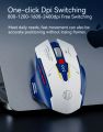 Mecha Edition Wireless Mouse Silent Rechargeable Mouse Type-C LED Light Mouse For Computer PC Laptop Office Gaming.
