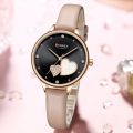 CURREN Women Watches Fashion Luxury Watch Stylish Vintage Leather Strap High Quality Analog Quartz Ladies Watch. 