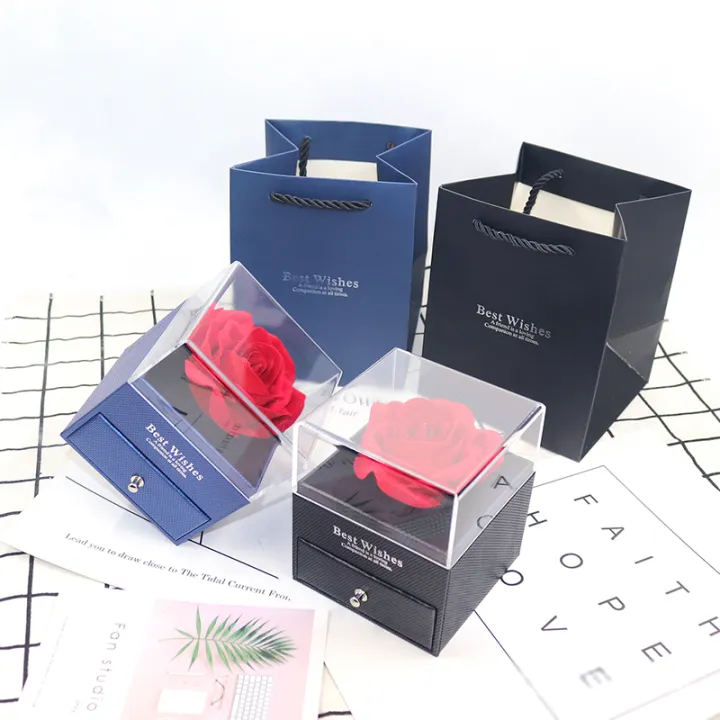 Rotating%20Rose%20Gift%20Box%20Valentine's%20Day%20Marriage%20Proposal%20Ring%20Box%20Acrylic%20Flower%20Gift%20Packaging%20Box%20Necklace%20Jewelry%20Case%201Set%20-%20Image%207