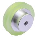 2 Pcs Aluminum Polyurethane Industrial Encoder Wheel Measuring Wheel for Measuring Rotary Encoder 100mm & 200mm.