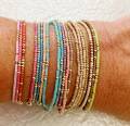 Shinus Tiny Bead Bracelets 2024 New Delicate and Elegant Chain Minimalist Best Friend Gift Boho Jewelry For Women Men.
