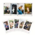 Acrylic Magnetic Photo Frames Refrigerator Mini Picture Frames Magnets Double Sided Wallet Size Fridge Frames for Polaroid Film.