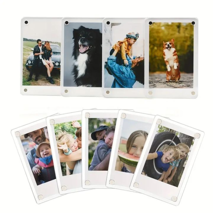 Acrylic%20Magnetic%20Photo%20Frames%20Refrigerator%20Mini%20Picture%20Frames%20Magnets%20Double%20Sided%20Wallet%20Size%20Fridge%20Frames%20for%20Polaroid%20Film%20-%20Image%203