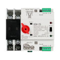 Single Phase Din Rail ATS 220V PC Dual Power Transfer Switch 2P 100A.