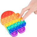 1 Among US Rainbow Pop-it Fidget Sensory Toy, Among US Popper Fidget Toys, Push & Pop Bubble Special Needs Stress Reliever Silicone - Popular Relaxing Game (Among US). 