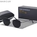 BARCUR Classic Square Sunglasses for Men Polarized Hexagon UVA Sun Glasses for Woman Light Weight Eyewear Oculos De Sol gafas. 
