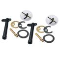 QUANBU 10X M8 Basin Washer Sink Monobloc Mixer Tap Fixing Fitting Kit Bolt Kitchen Bracket. 