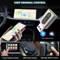 Aluminum CarPlay Adapter Box - Wired to Wireless, Android Auto 2-In-1 Vehicle Connectivity. 