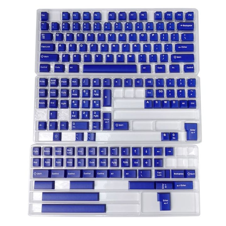 Keycaps 174 Keys PBT Cherry Profile Blue Jade for Game Mechanical ...
