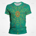 Funny Abstract Visual Illusion Psychedelic Pop T Shirts For Men 3D Abstract Art Printed Tee Shirts Kids Fashion Vintage Clothes. 